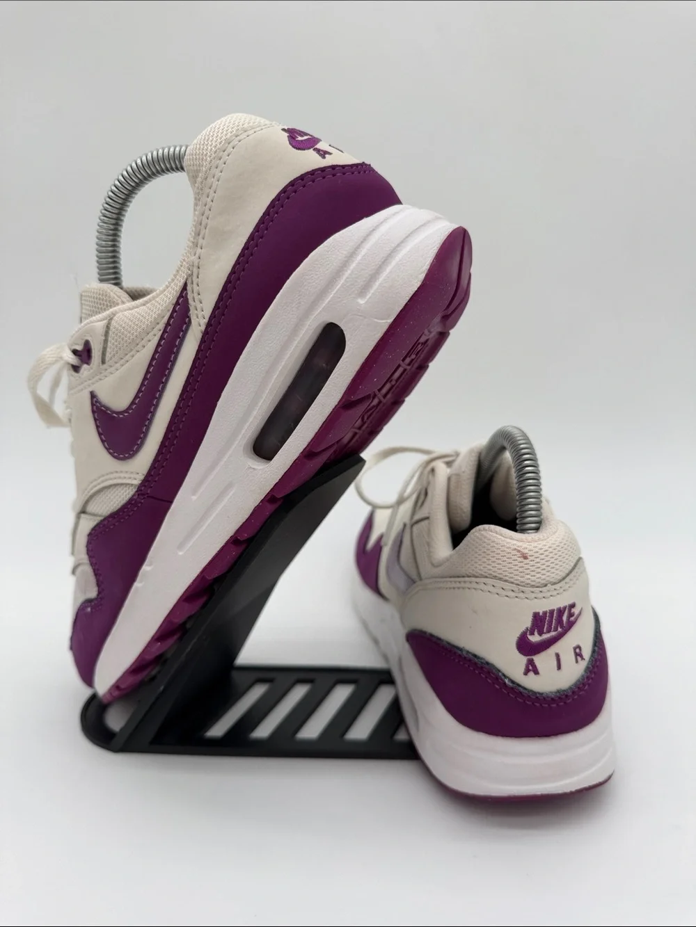 Nike Air Max 1 GS 'White Viotech' Youth Size 6